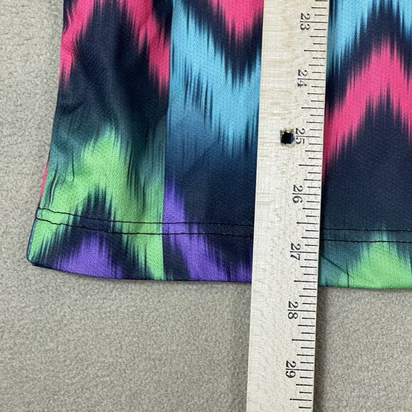 Primark Polo Shirt Mens M Multicolor Golf Performance Dazed Print Short Sleeve - Picture 5 of 10